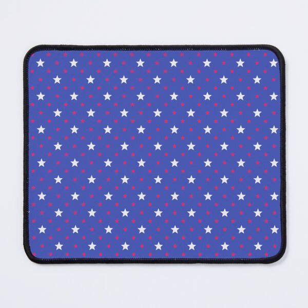 Item preview, Blue White Red Abstract Modern Contemporary Print Pattern designed and sold by VioletsnPansies.