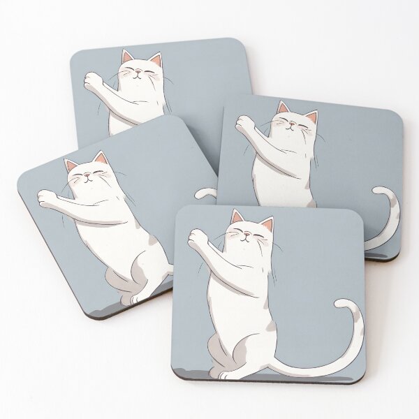 Item preview, Kitty Yoga Pose - "Meowmaste" designed and sold by petsfromweb.