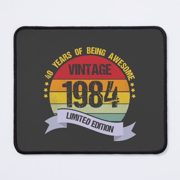 Item preview, Vintage Made in 1984 40 Years Birthday of Being Awesome designed and sold by Crea-mood.