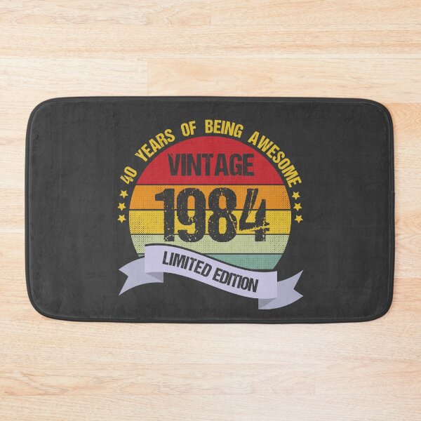 Item preview, Vintage Made in 1984 40 Years Birthday of Being Awesome designed and sold by Crea-mood.