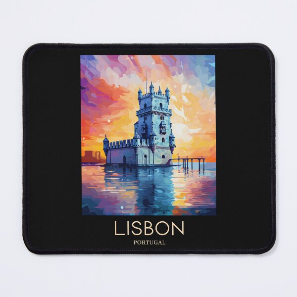 Item preview, A Pop Art Travel Print of Lisbon - Portugal designed and sold by StudioRedKoala.