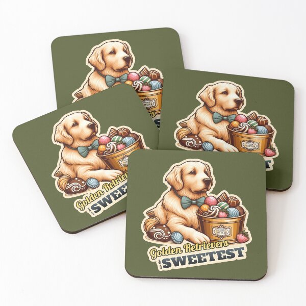 Item preview, Golden Retriever confectioner designed and sold by ThisDress.