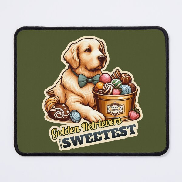 Item preview, Golden Retriever confectioner designed and sold by ThisDress.
