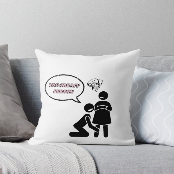 Item preview, You're My Person Friend Quote pillow designed and sold by alwaysbetterr.