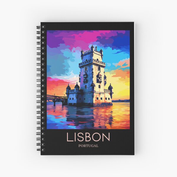 Aperçu de l'œuvre A Pop Art Travel Print of Lisbon - Portugal créée et vendue par StudioRedKoala.