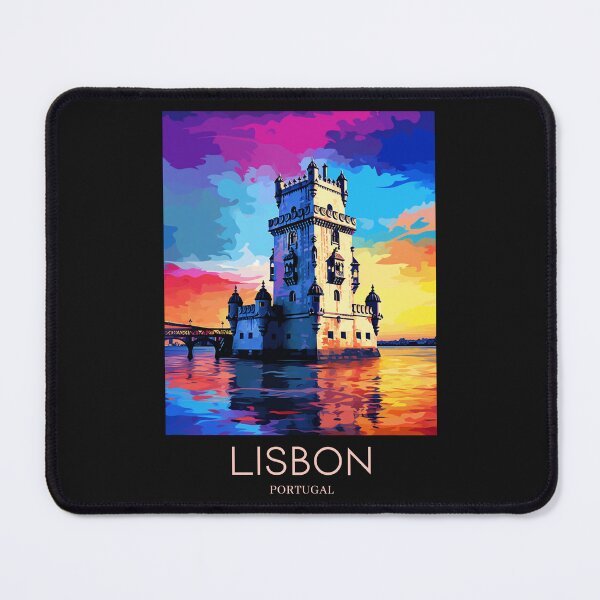 Item preview, A Pop Art Travel Print of Lisbon - Portugal designed and sold by StudioRedKoala.