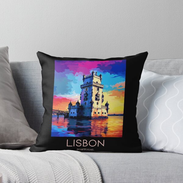 Item preview, A Pop Art Travel Print of Lisbon - Portugal designed and sold by StudioRedKoala.