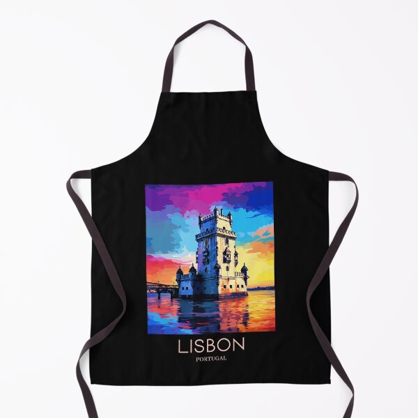 Item preview, A Pop Art Travel Print of Lisbon - Portugal designed and sold by StudioRedKoala.