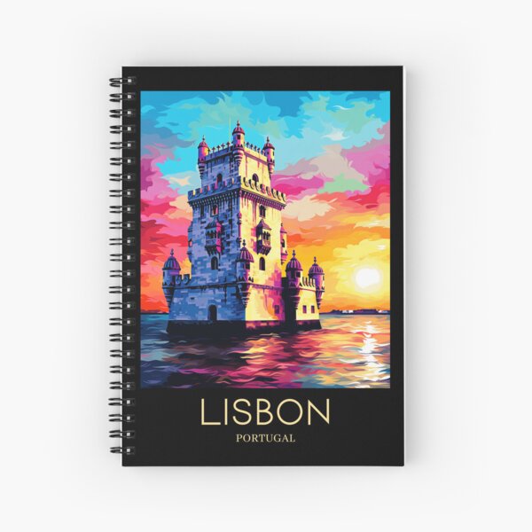 Aperçu de l'œuvre A Pop Art Travel Print of Lisbon - Portugal créée et vendue par StudioRedKoala.