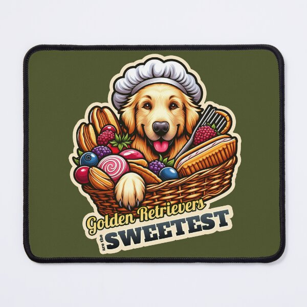 Item preview, Golden Retriever confectioner designed and sold by ThisDress.