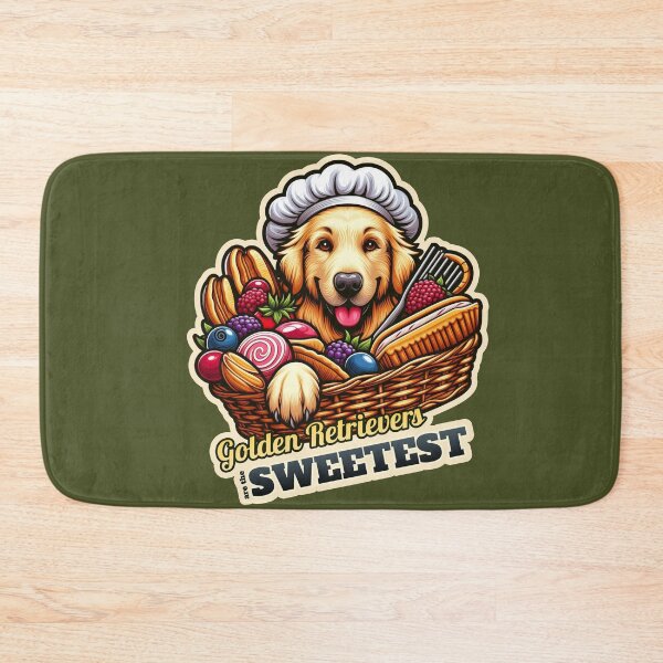 Item preview, Golden Retriever confectioner designed and sold by ThisDress.
