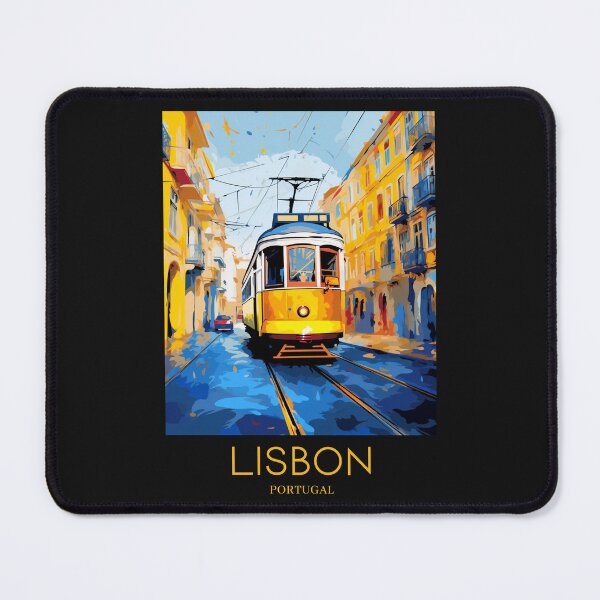 Item preview, A Pop Art Travel Print of Lisbon - Portugal designed and sold by StudioRedKoala.