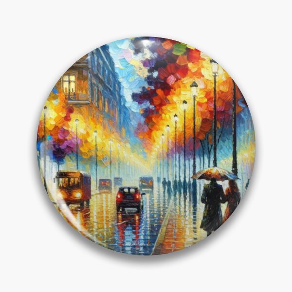 Item preview, Parisian Rhapsody - Rainy Evening Cityscape designed and sold by BeaconMarketing.