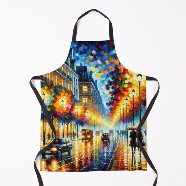 Item preview, Parisian Rhapsody - Rainy Evening Cityscape designed and sold by BeaconMarketing.