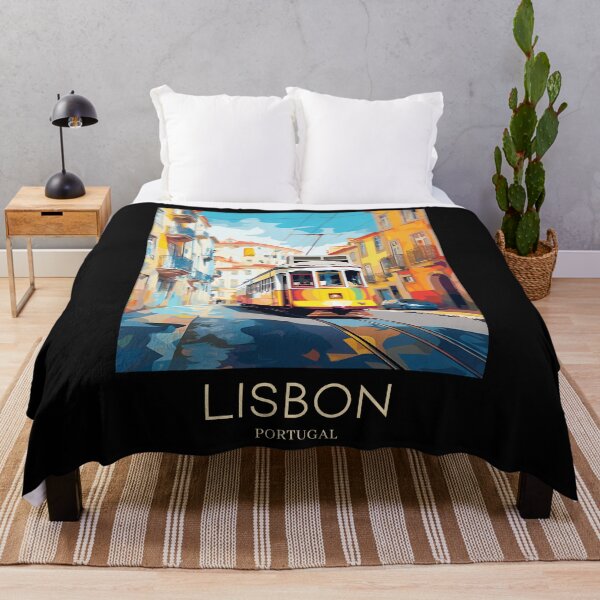 Item preview, A Pop Art Travel Print of Lisbon - Portugal designed and sold by StudioRedKoala.