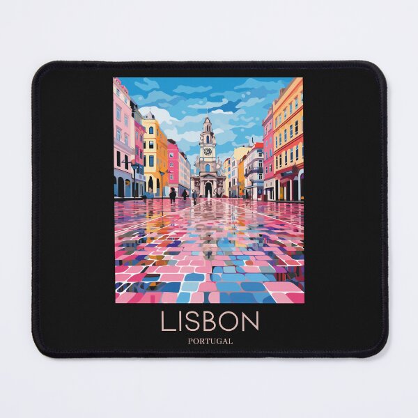 Item preview, A Pop Art Travel Print of Lisbon - Portugal designed and sold by StudioRedKoala.