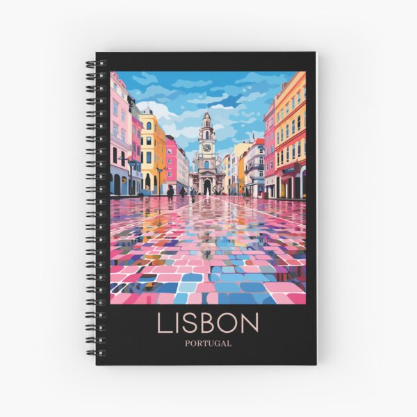 Aperçu de l'œuvre A Pop Art Travel Print of Lisbon - Portugal créée et vendue par StudioRedKoala.