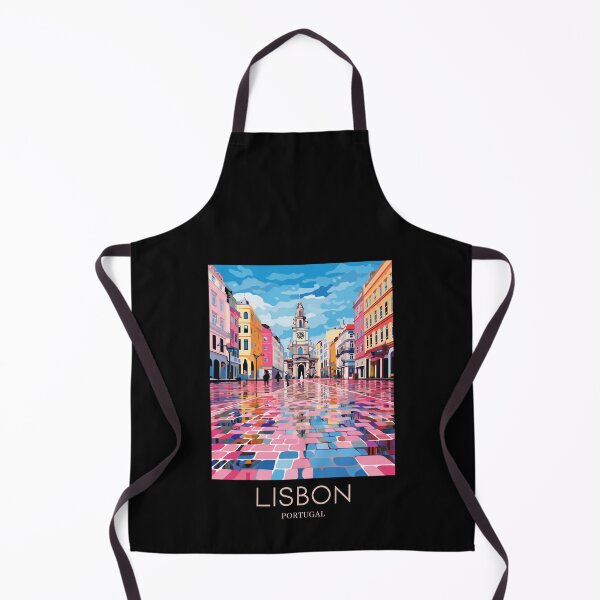 Item preview, A Pop Art Travel Print of Lisbon - Portugal designed and sold by StudioRedKoala.