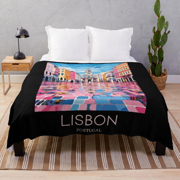 Item preview, A Pop Art Travel Print of Lisbon - Portugal designed and sold by StudioRedKoala.