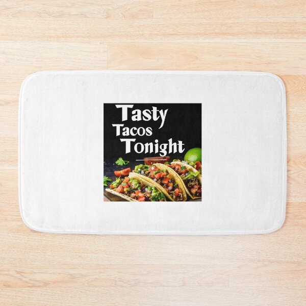 Item preview, Tasty Tacos Tonight Alliteration Art Print - Flavorful Foodie designed and sold by ArboretumFinds.