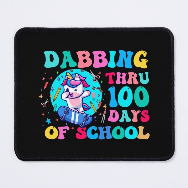 Item preview, Dabbing Unicorn, Happy 100th Day of School, Dabbing Thru 100 Days of School. designed and sold by ArtByKatti.