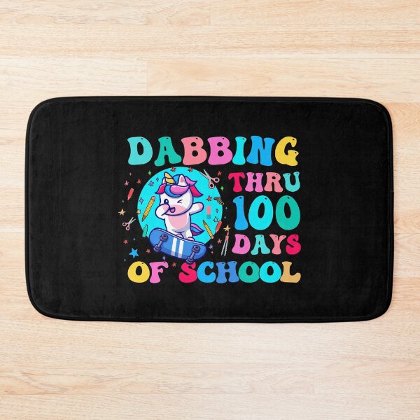 Item preview, Dabbing Unicorn, Happy 100th Day of School, Dabbing Thru 100 Days of School. designed and sold by ArtByKatti.