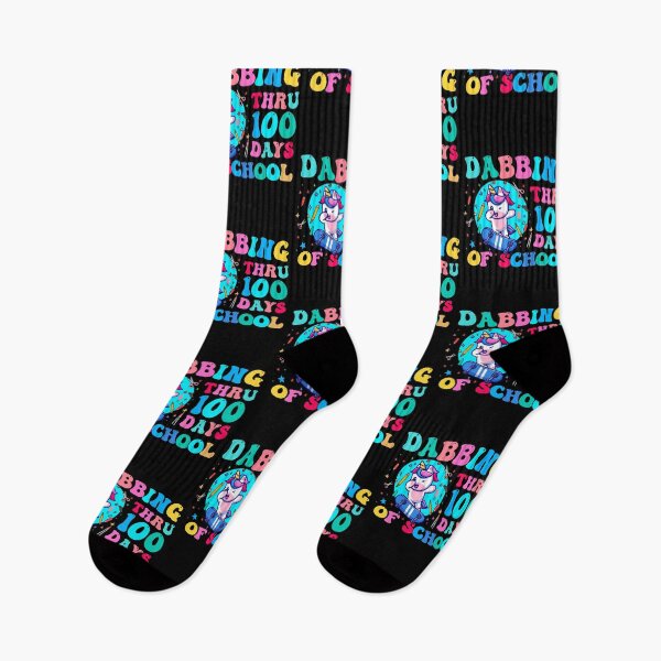 Item preview, Dabbing Unicorn, Happy 100th Day of School, Dabbing Thru 100 Days of School. designed and sold by ArtByKatti.