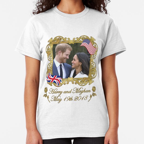 Prince Harry and Meghan Markle Classic T-Shirt