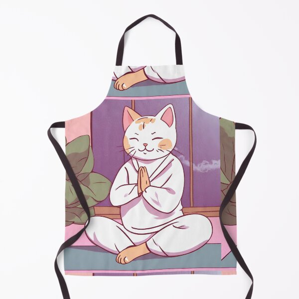 Item preview, Kitty Yoga Pose - "Meowmaste" designed and sold by petsfromweb.