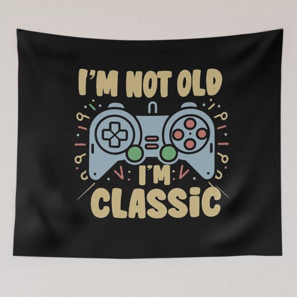 Item preview, Classic Controller I'm Not Old I'm Classic Retro Gamers designed and sold by Hananiah Merch.