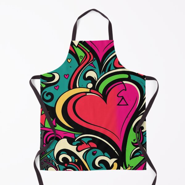 Item preview, Wild hearts in graffiti design designed and sold by randrdesign.