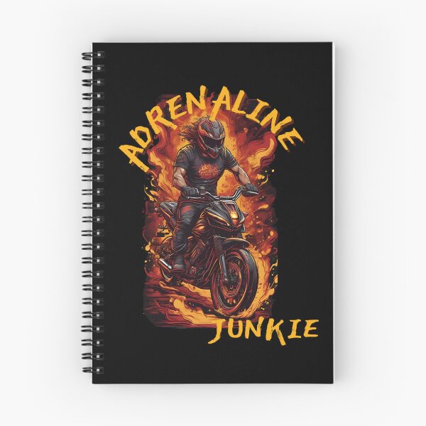 Item preview, "Adrenaline Junkie" Motorbiker  designed and sold by MusesWhispers.