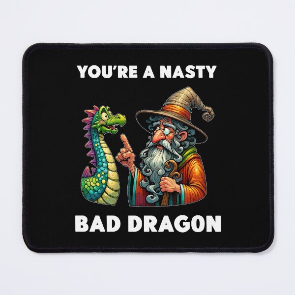 Item preview, Wizard Dragon Funny Magic Fantasy Cute Gift designed and sold by Saltycrowshop.