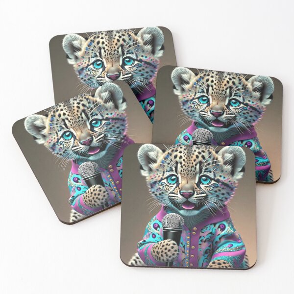 Item preview, Baby Cheetah Rockstar Singing designed and sold by JohnXD247.