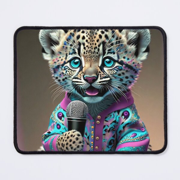 Item preview, Baby Cheetah Rockstar Singing designed and sold by JohnXD247.