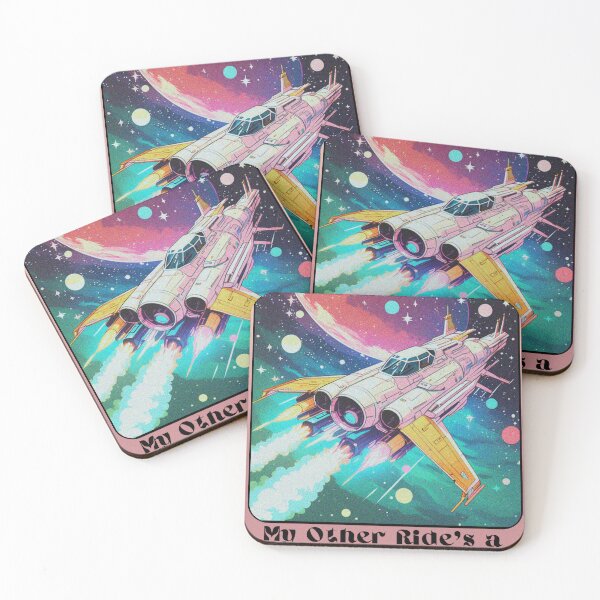 Item preview, Retro 80's spaceship designed and sold by RobertaIvi.