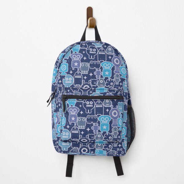 Item preview, Blue Robot Ensemble: Futuristic Harmony designed and sold by coppoladesigns.