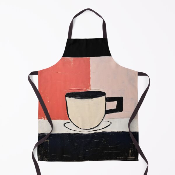 Item preview, Sipping Serenity- Uncluttered Coffee Tranquility in Minimalist Tones designed and sold by OlfactoART Studio.