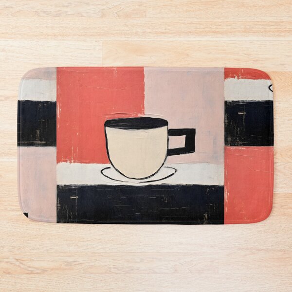 Item preview, Sipping Serenity- Uncluttered Coffee Tranquility in Minimalist Tones designed and sold by OlfactoART Studio.