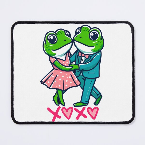 Item preview, Dancing frog - Frog Romance Dancing designed and sold by JessArty.
