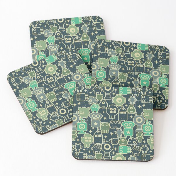 Item preview, Green Robot Squad: Organic Tech Vibes designed and sold by coppoladesigns.
