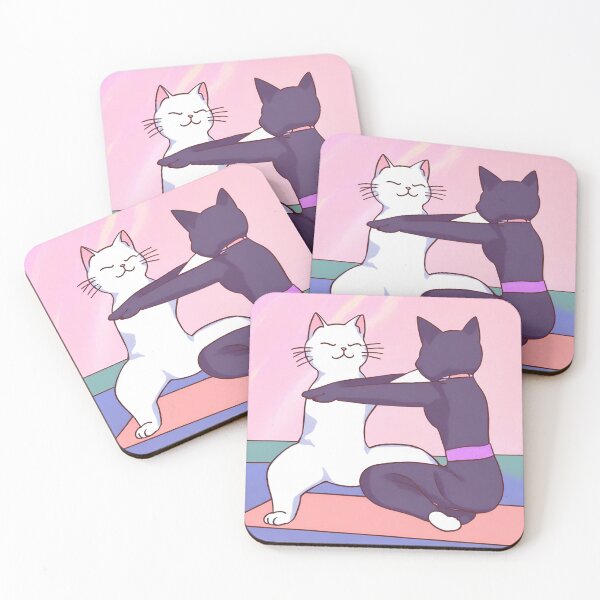 Item preview, Kitty Yoga Pose - Meowmaste designed and sold by petsfromweb.