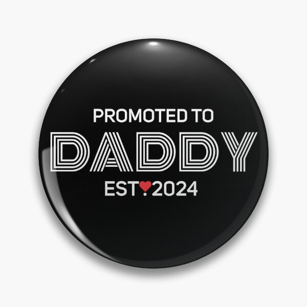 Item preview, Promoted To Daddy Est 2024 designed and sold by Silly T-shirts.