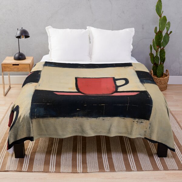 Item preview, Tranquil Coffee Brew- A Dance of Muted Hues in Minimalist Harmony designed and sold by OlfactoART Studio.