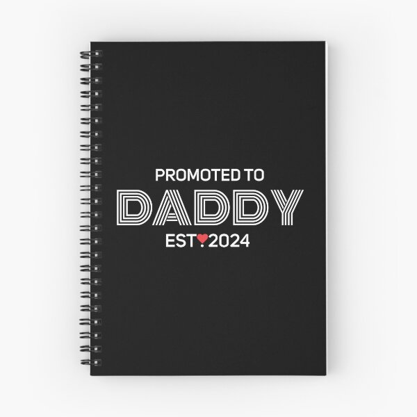 Item preview, Promoted To Daddy Est 2024 designed and sold by Silly T-shirts.
