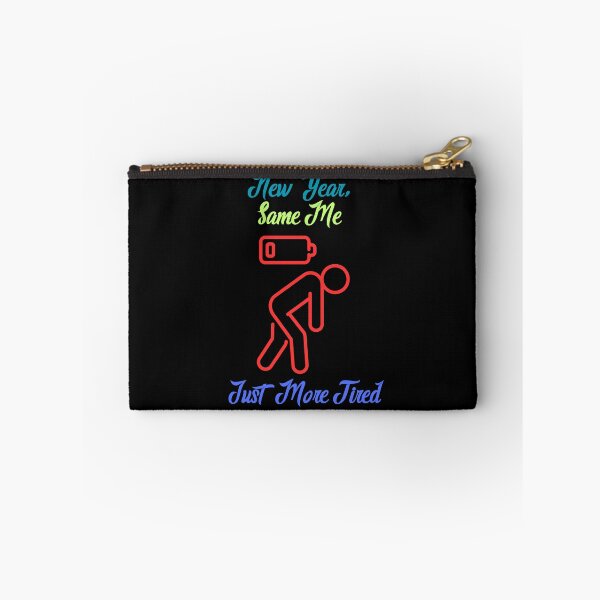 Item preview, New Year Same Me Just More Tired t-shirt designed and sold by THISisIT-eshop.