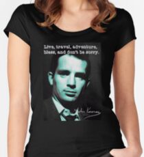 Jack kerouac Women's Fitted Scoop T-Shirt