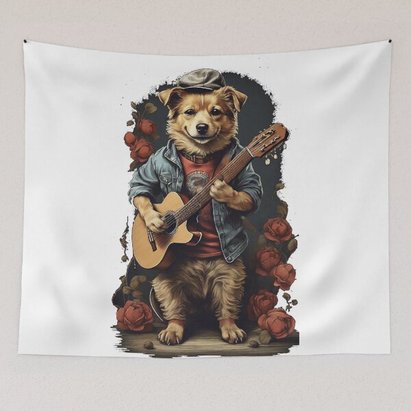 Item preview, Melodic Canine Serenade designed and sold by TextileTrove.