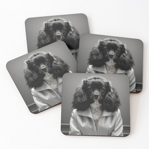 Item preview, Monochrome Canine Elegance designed and sold by Enchanting Art Vista.
