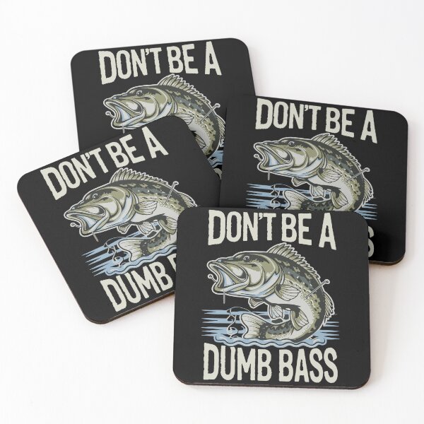 Item preview, Dumb Bass Funny Bass Fishing Design with Humorous Quote designed and sold by Hananiah Merch.
